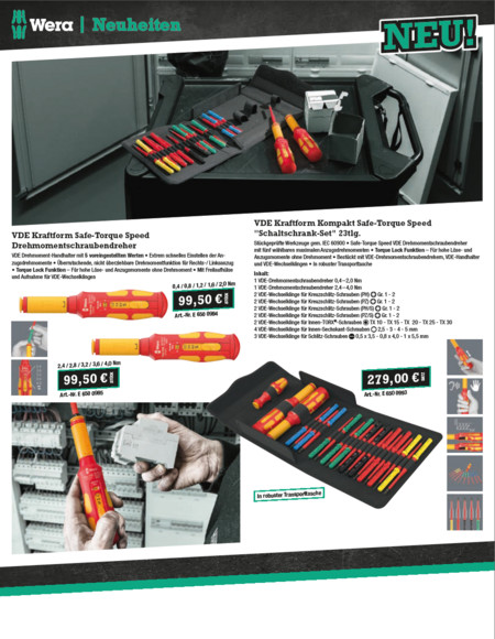 Wera Neuheiten-Aktion 2025